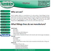 Tablet Screenshot of gheenirrigation.com
